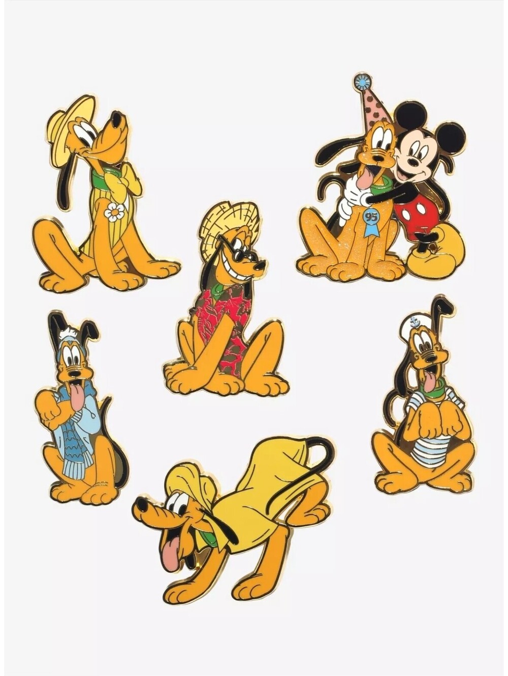 Loungefly Disney Pluto Costumes Blind Box Enamel Pin